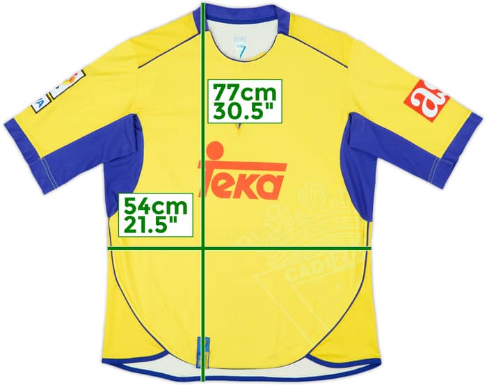 2007-08 Cadiz Home Shirt - 7/10 - (M)