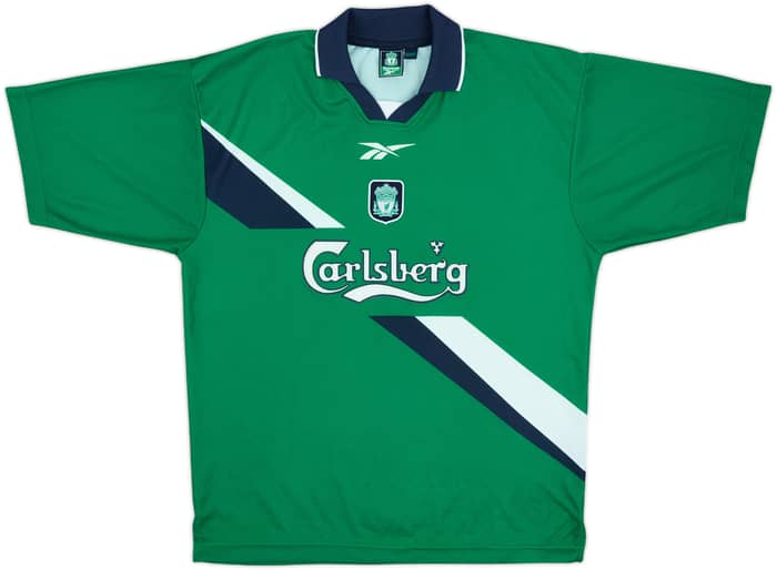 1999-00 Liverpool Away Shirt Smicer #7 - 8/10 - (M)