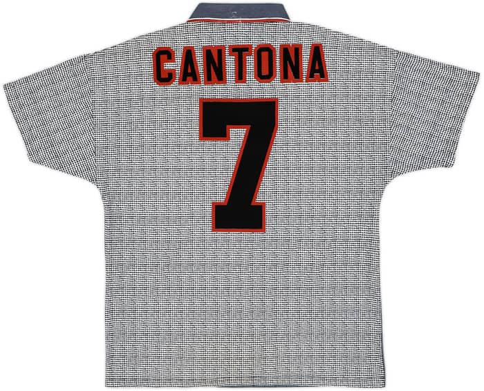 1995-96 Manchester United Away Shirt Cantona #7 - 8/10 - (L)