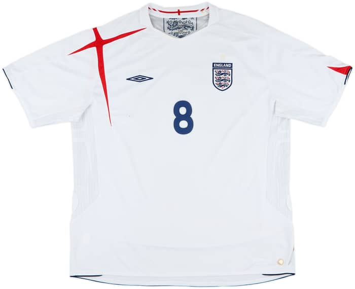 2005-07 England Home Shirt Lampard #8 - 5/10 - (3XL)