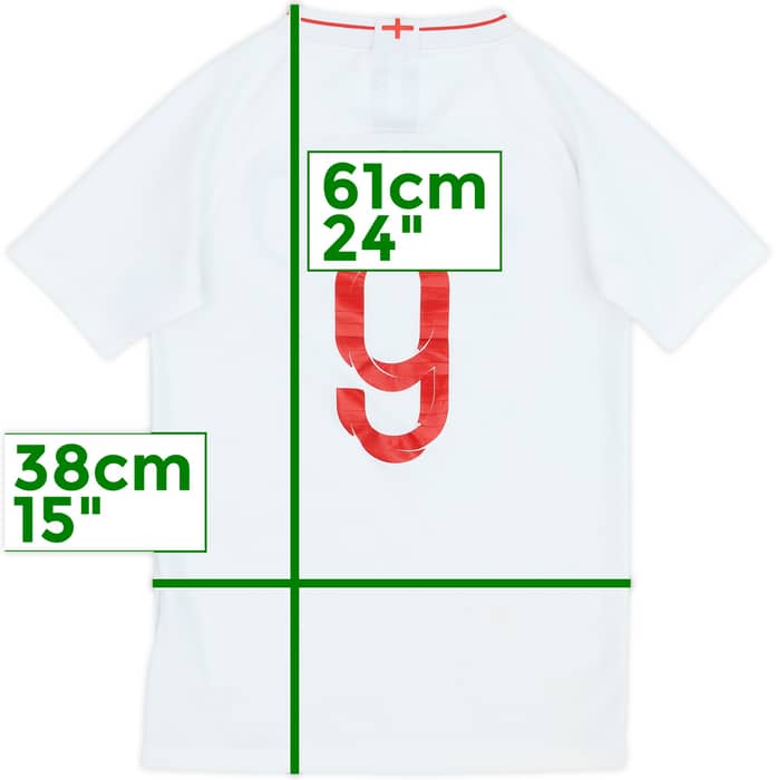 Camiseta de local de Inglaterra 2018-19 Kane #9 - 5/10 - (S. Niños)