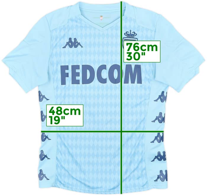 2019-20 Monaco Third Shirt #8 - 7/10 - (L.Boys)