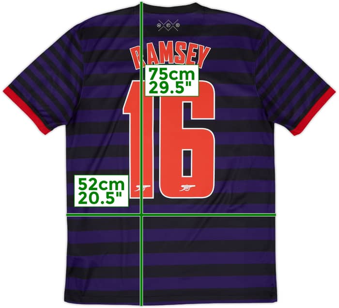 2012-13 Arsenal Away Shirt Ramsey #16 - 10/10 - (M)