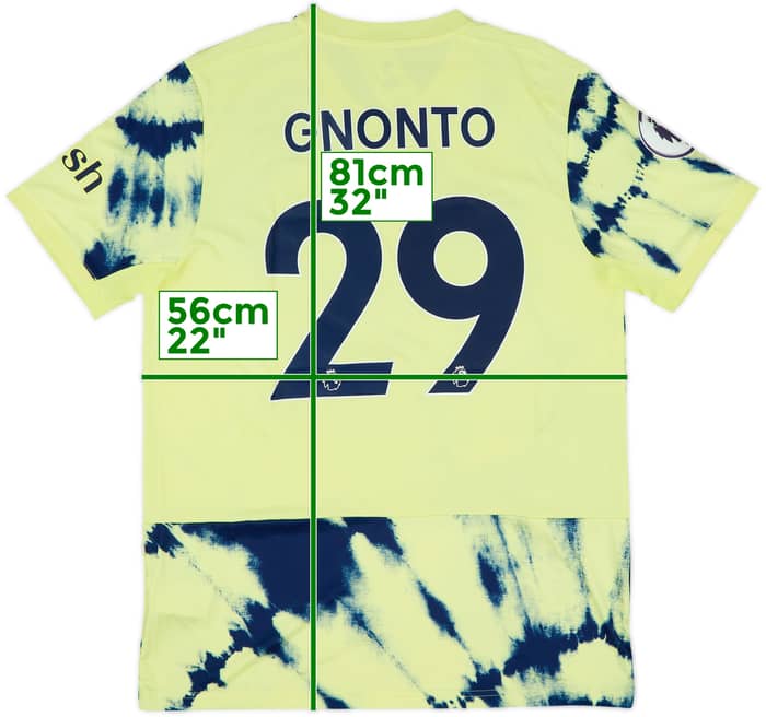 2022-23 Leeds United Away Shirt Gnonto #29 (L)