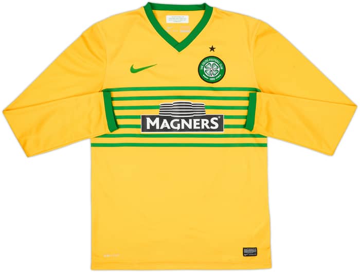 2013-14 Celtic Away L/S Shirt Virgil #5 - 8/10 - (S)