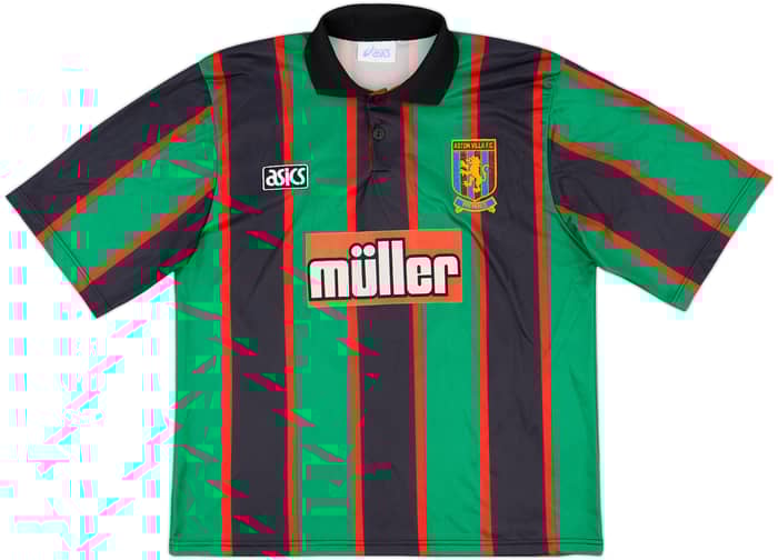 1993-95 Aston Villa Away Shirt McGrath #5 - 8/10 - (L)