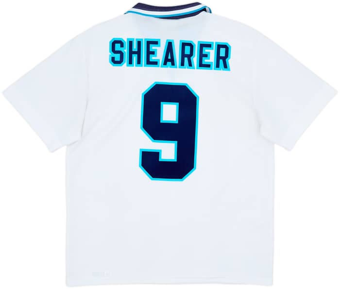 1995-97 England Home Shirt Shearer #9 - 9/10 - (L)