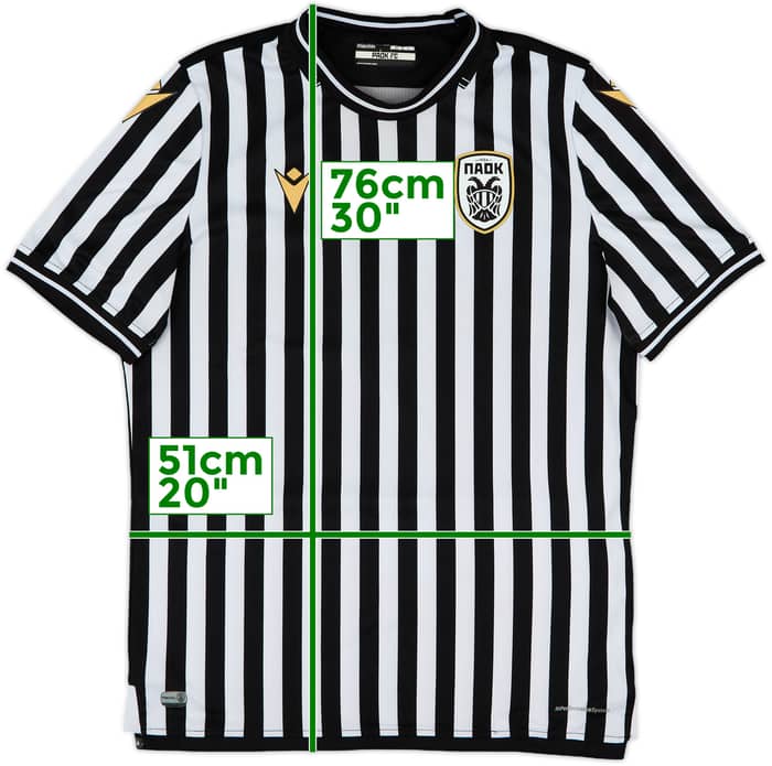 2020-21 PAOK Home Shirt - 8/10 - (L)