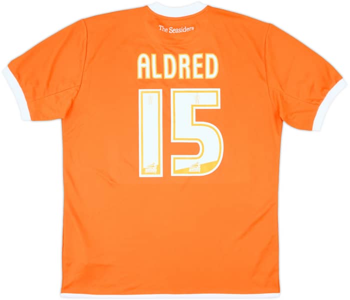 2013-15 Blackpool Home Shirt Aldred #15 - 8/10 - (XL)