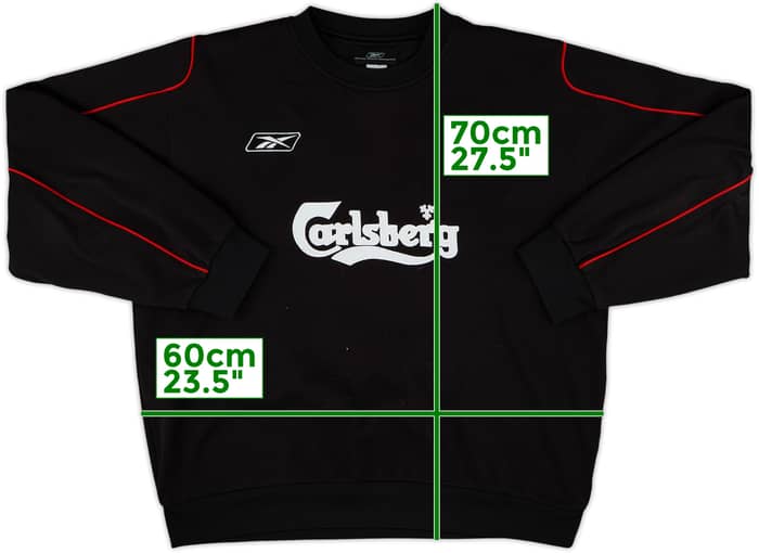 2003-05 Liverpool Reebok Sweat Top - 8/10 - (XL)