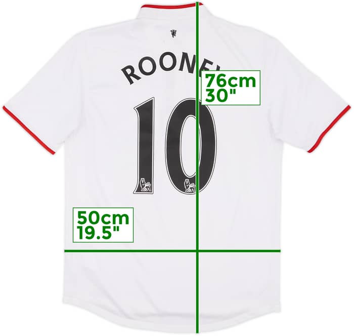 2012-14 Manchester United Away Shirt Rooney #10 - 6/10 - (M)