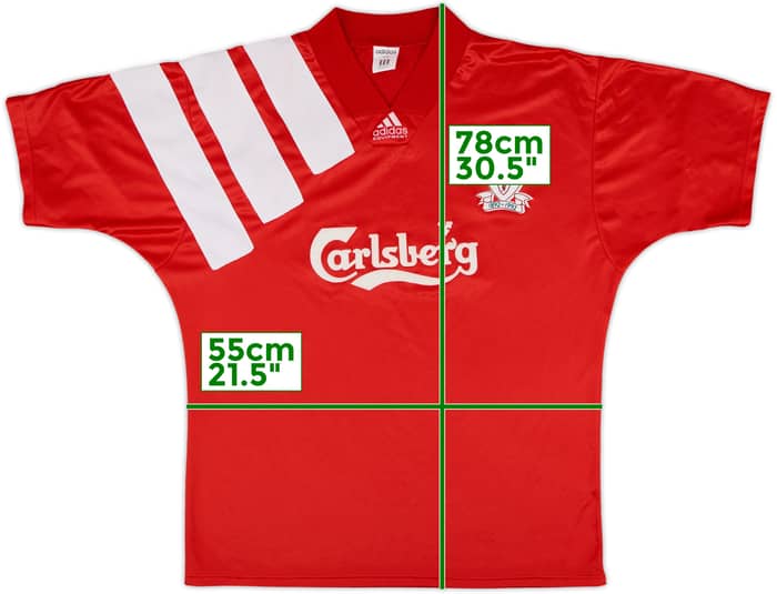 1992-93 Liverpool Centenary Home Shirt - 9/10 - (L/XL)
