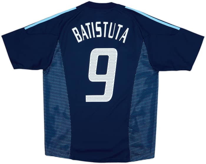 2002-04 Argentina Away Shirt Batistuta #9 - 9/10 - (M)