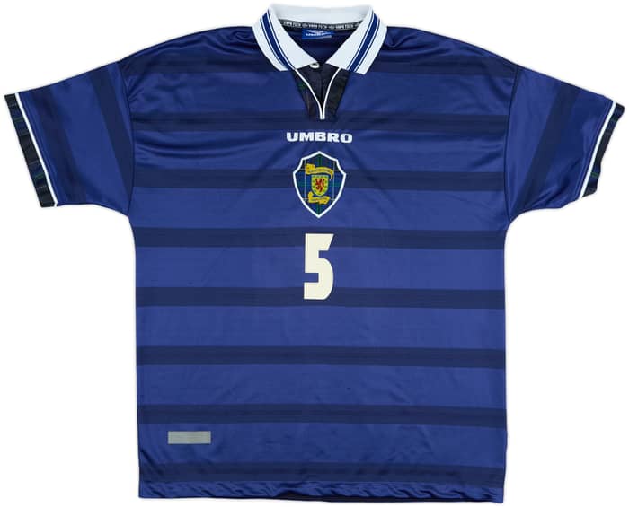 1998-00 Scotland Home Shirt #5 - 7/10 - (XXL)
