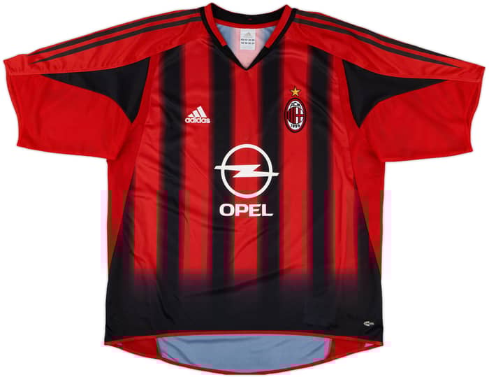 2004-05 AC Milan Home Shirt Nesta #13 - 10/10 - (L)