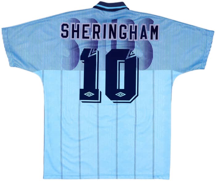 1991-94 Tottenham Third Shirt Sheringham #10 - 10/10 - (XXL)