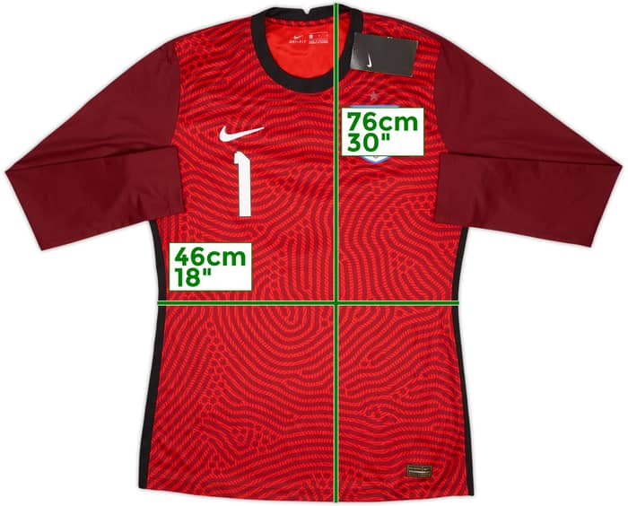 2020-21 England Authentic GK Shirt #1 (L)