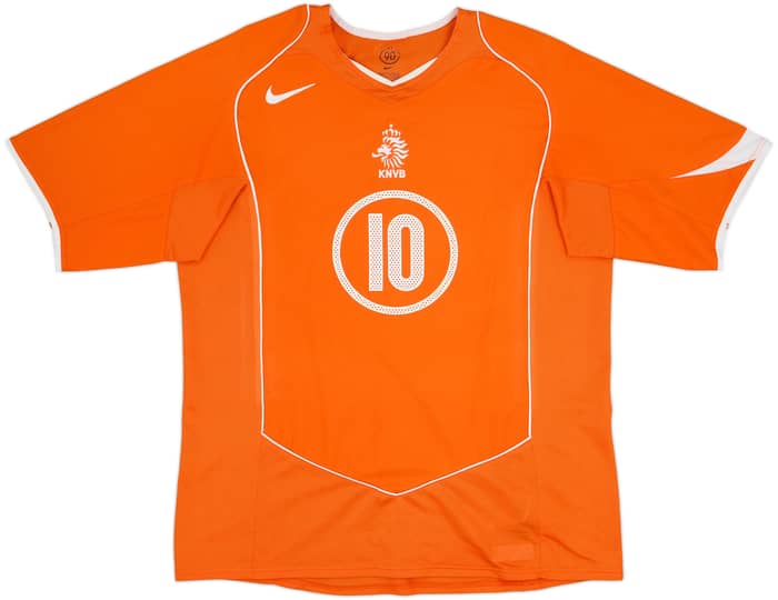 2004-06 Netherlands Home Shirt v.Nistelrooy #10 - 8/10 - (L)