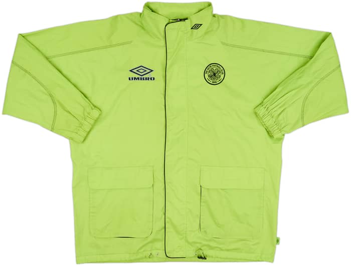 1998-99 Celtic Umbro Hooded Rain Jacket - 8/10 - (M)