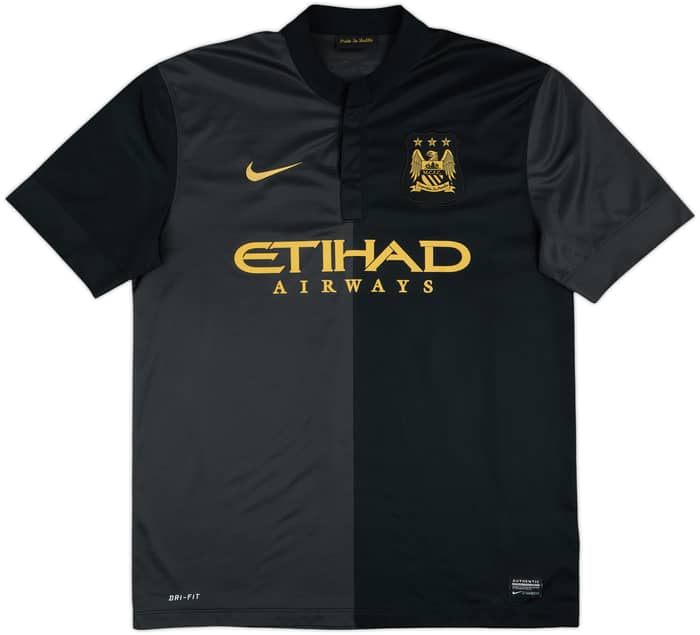 2013-14 Manchester City Away Shirt Silva #21 - 8/10 - (L)