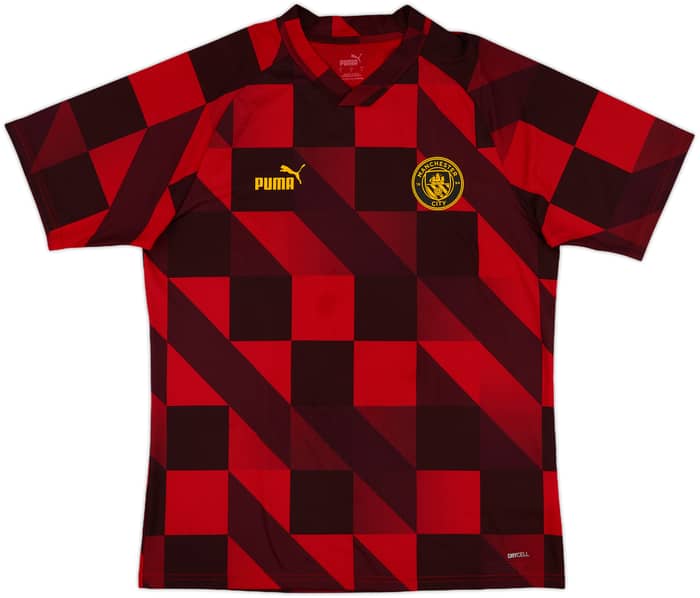 2022-23 Manchester City Puma Pre-Match Training Shirt - 8/10 - (L)