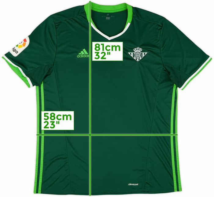 2016-17 Real Betis Away Shirt - 8/10 - (XL)