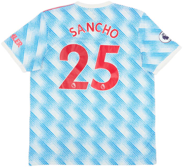 2021-22 Manchester United Away Shirt Sancho #25 - 6/10 - (XL)