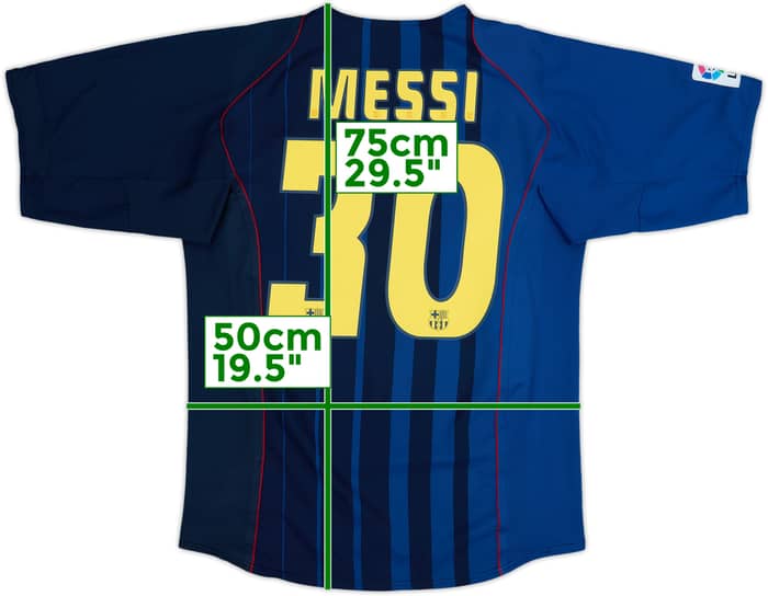 2004-05 Barcelona Away Shirt Messi #30 - 8/10 - (M)