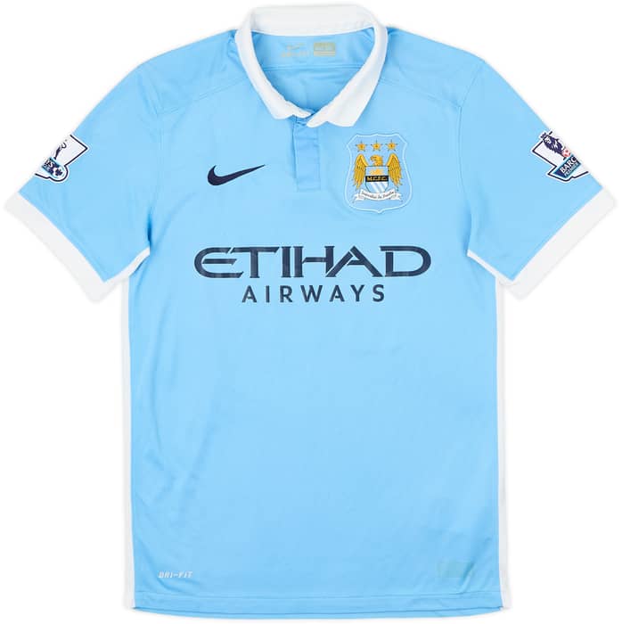 2015-16 Manchester City Home Shirt De Bruyne #17 - 4/10 - (S)