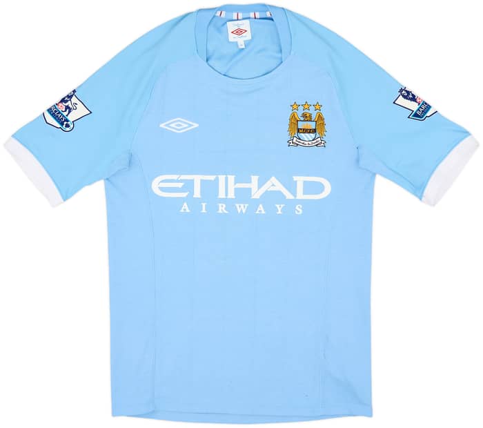 2010-11 Manchester City Home Shirt Toure Yaya #42 - 6/10 - (XS)