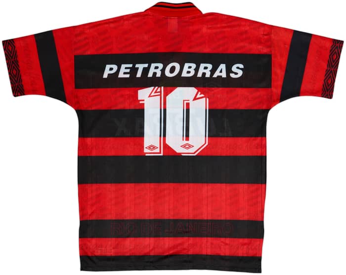 1996-97 Flamengo Home Shirt #10 - 9/10 - (XL)