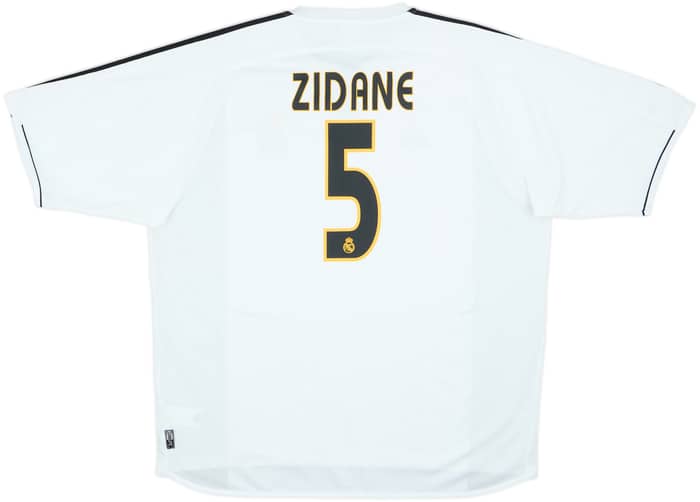 Camiseta de local del Real Madrid 2003-04 Zidane #5 - 7/10 - (XXL)