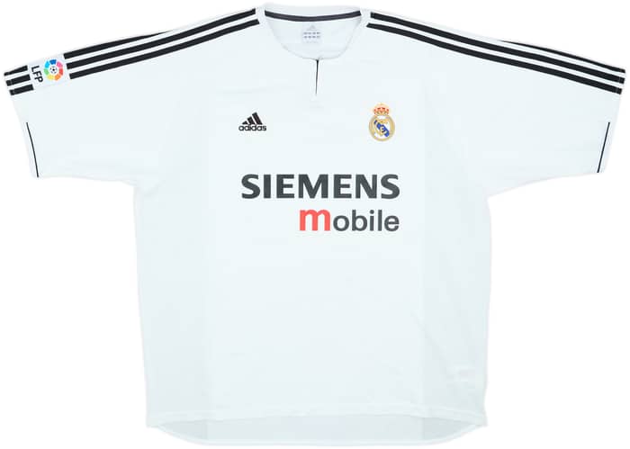 Camiseta de local del Real Madrid 2003-04 Zidane #5 - 7/10 - (XXL)