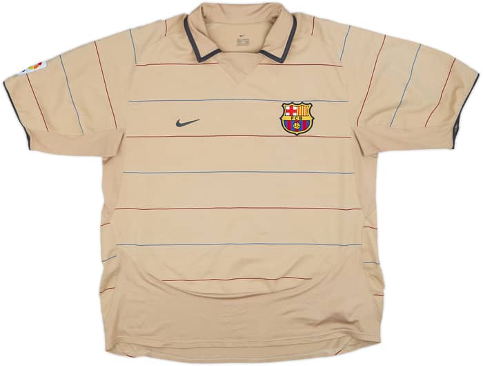 2003-05 Barcelona Away Shirt Ronaldinho #10 - 8/10 - (XL)