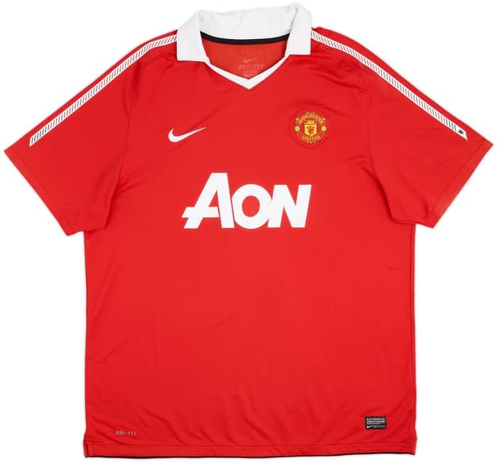 2010-11 Manchester United Home Shirt Rafael #21 - 6/10 - (XL)