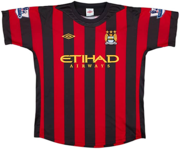 Camiseta de visitante del Manchester City 2011-12 Toure Yaya #42 - 6/10 - (L)