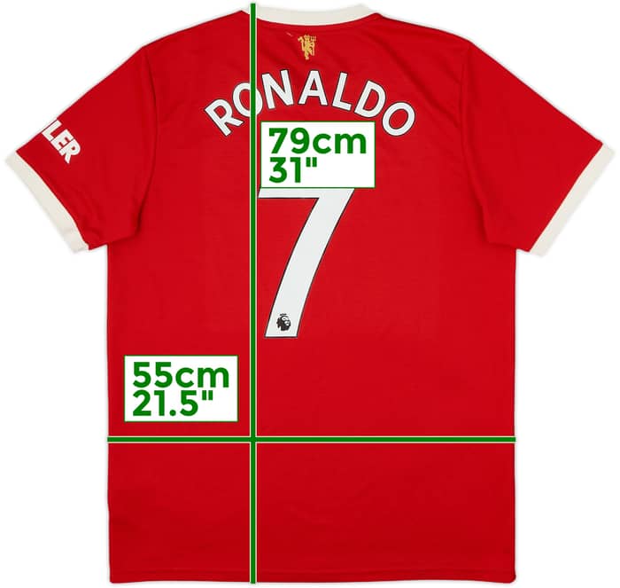 2021-22 Manchester United Home Shirt Ronaldo #7 (L)