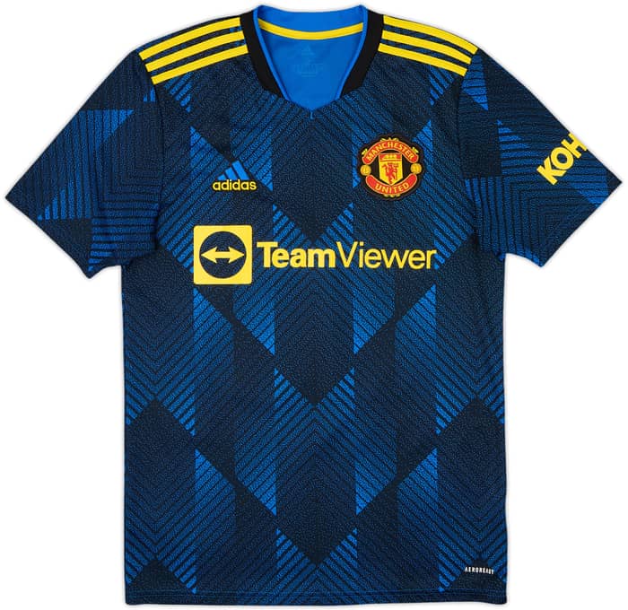 2021-22 Manchester United Third Shirt B.Fernandes #18 - 10/10 - (S)