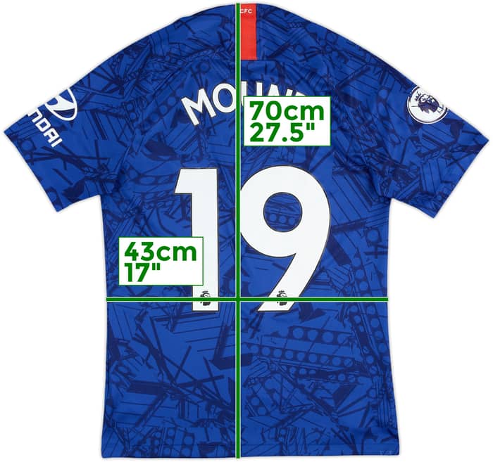 2019-20 Chelsea Home Shirt Mount #19 - 9/10 - (S)