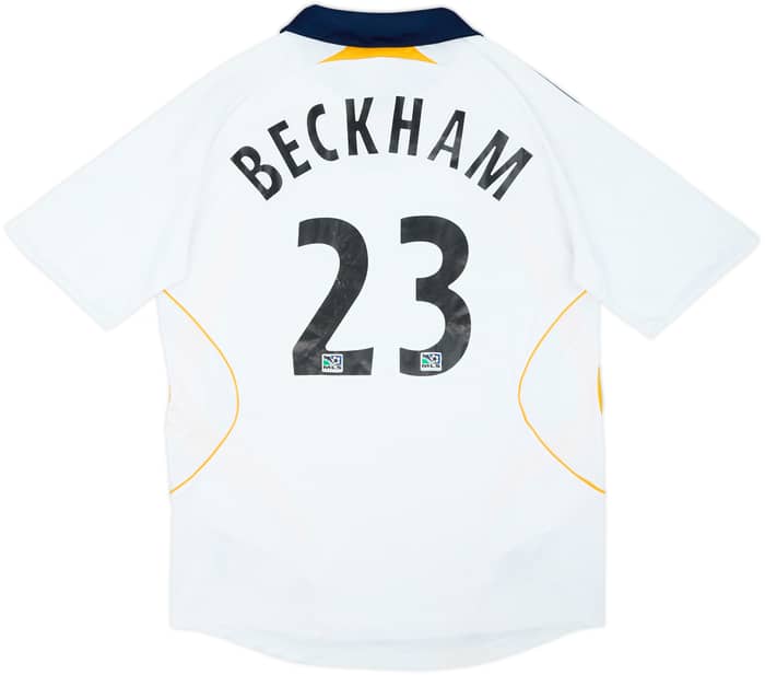 2007-08 LA Galaxy Home Shirt Beckham #23 - 4/10 - (M)