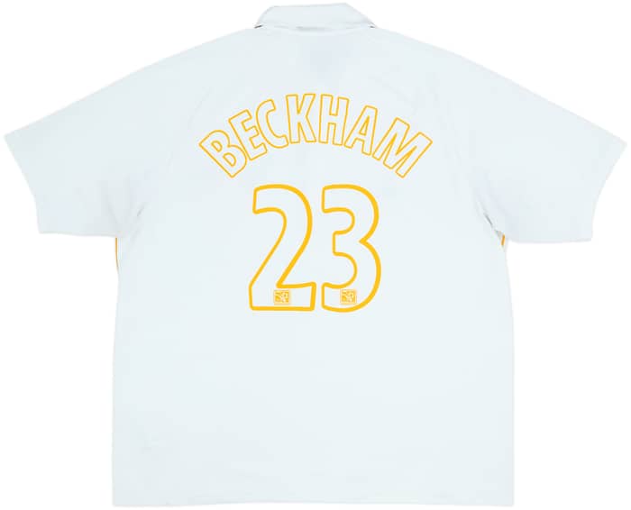 2007-08 LA Galaxy Polo Shirt Beckham #23 - 6/10 - (XL)