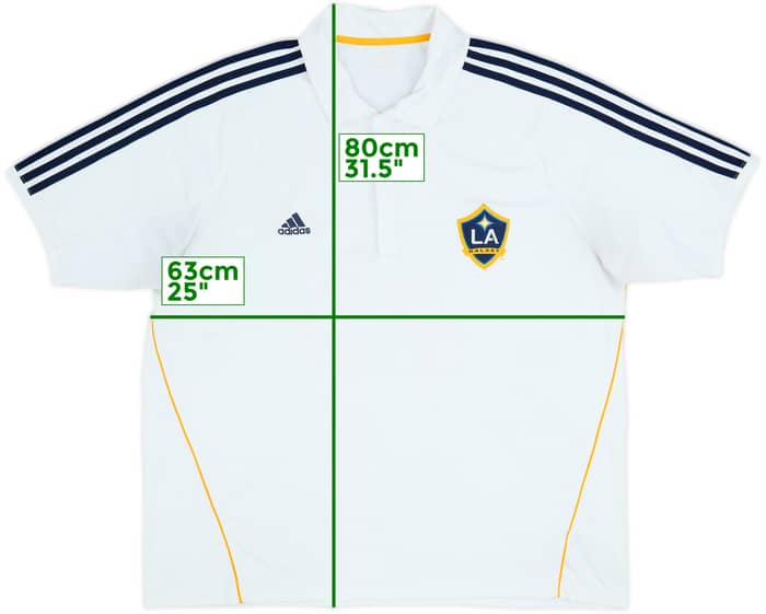 2007-08 LA Galaxy Polo Shirt Beckham #23 - 6/10 - (XL)