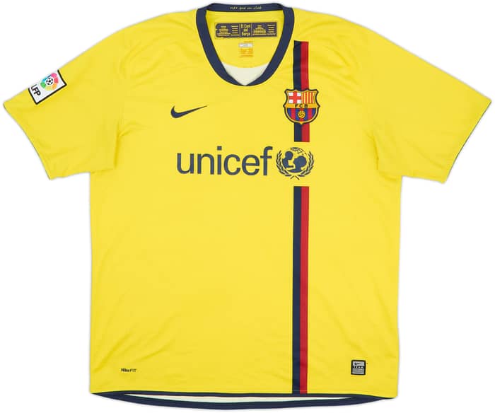 2008-10 Barcelona Away Shirt A.Iniesta #8 - 5/10 - (XL)
