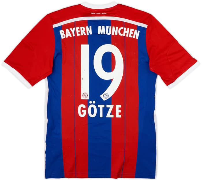 2014-15 Bayern Munich Home Shirt Gotze #19 - 5/10 - (S)