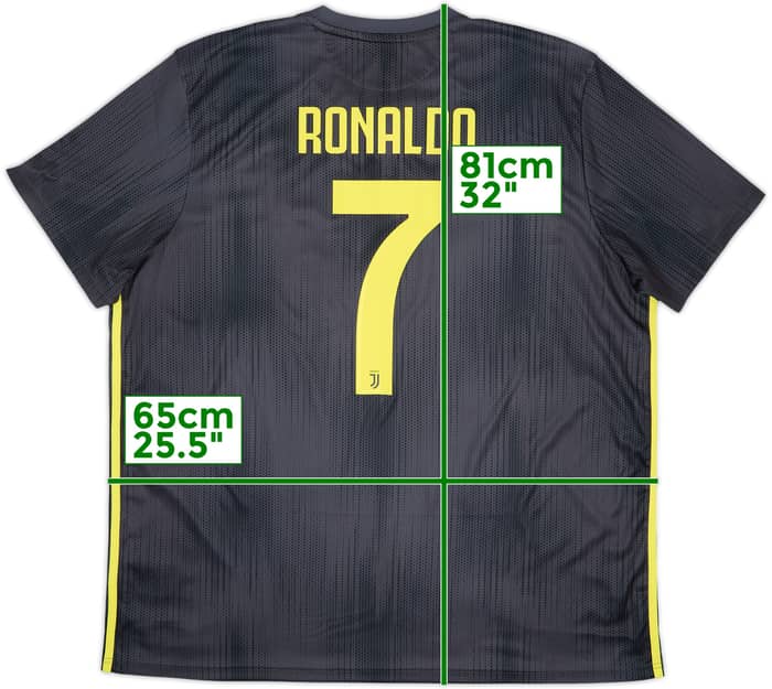 2018-19 Juventus Third Shirt Ronaldo #7 - 8/10 - (XXL)