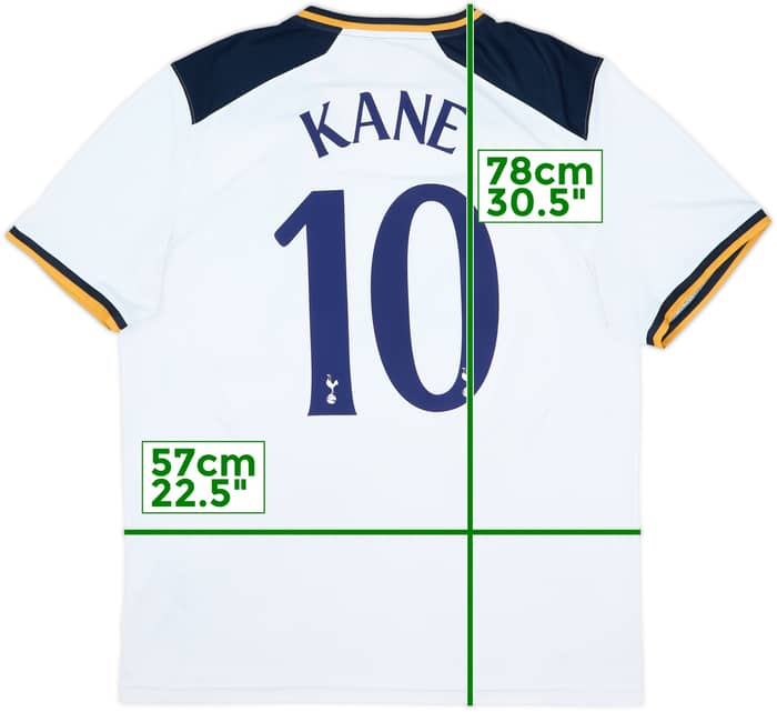 2016-17 Tottenham Home Shirt Kane #10 - 6/10 - (XXL)