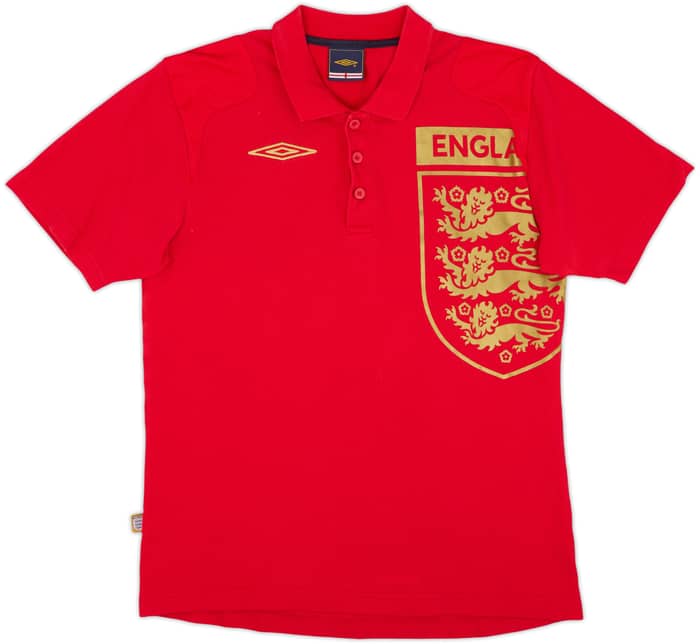 2002-03 England Umbro Polo Shirt - 8/10 - (S)