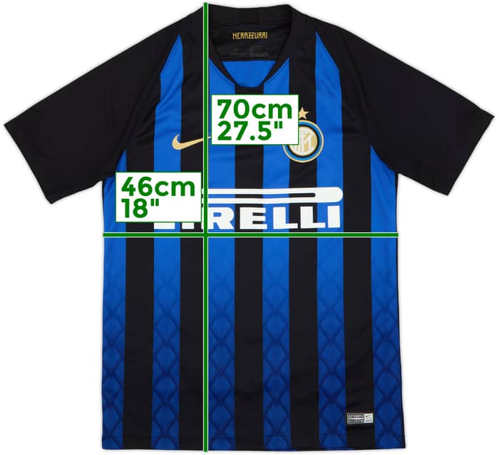 2018-19 Inter Milan Home Shirt - 8/10 - (S)