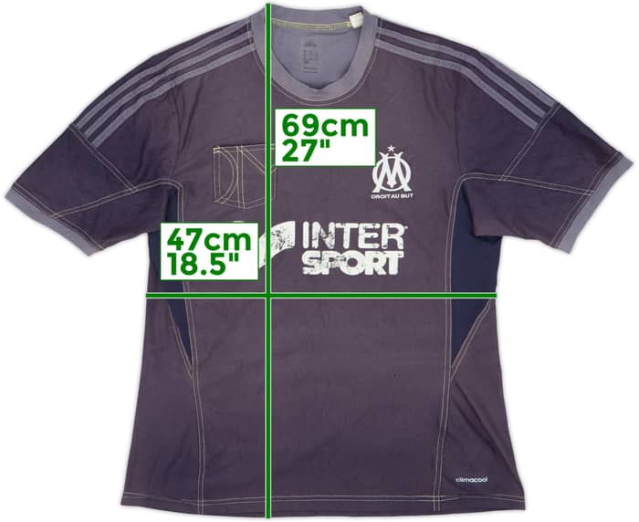 Camiseta de visitante del Olympique Marseille 2013-14 - 4/10 - (M)
