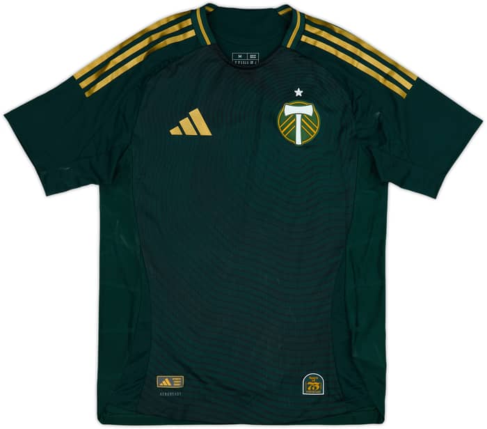 2025-26 Portland Timbers Authentic Home Shirt - 10/10 - (M)